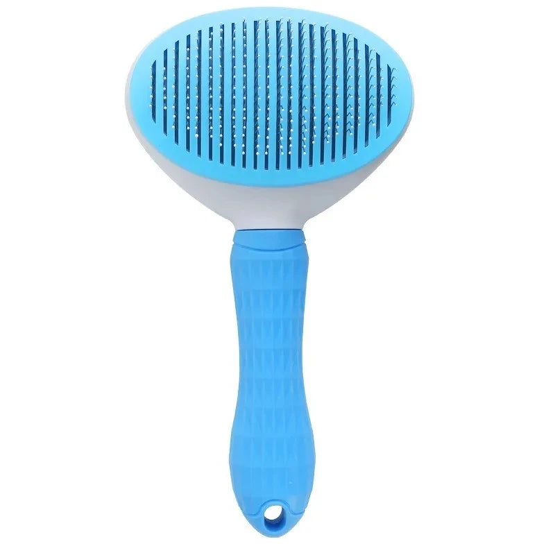 Self-Cleaning Deshedding Brush — One Click to Remove Dog Hair