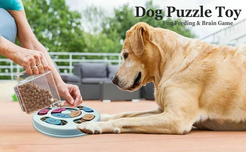 Interactive Puzzle Slow Feeder — Keep Your Dog Entertained at Mealtime