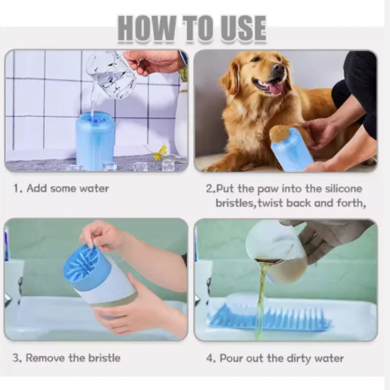 Paw Cleaner Cup — Clean Muddy Paws in Seconds
