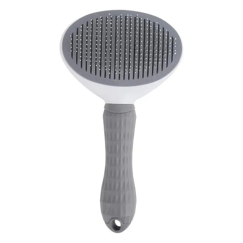 Self-Cleaning Deshedding Brush — One Click to Remove Dog Hair